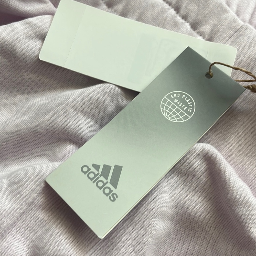 Adidas hyper glam French Terry lounge SET. Womens Large. Shorts are new with tag - Picture 9 of 14